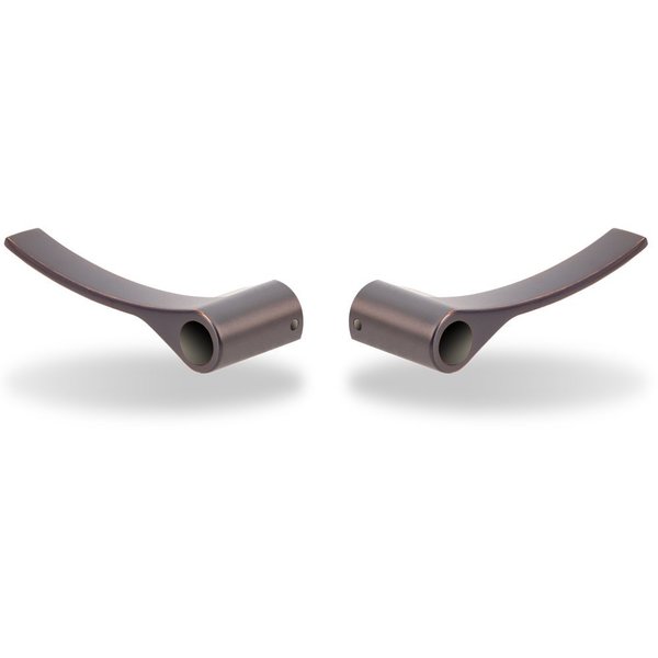 Yale Real Living Academy Entry Lever Pair Oil Rubbed Bronze Permanent Finish YR05D8710BP